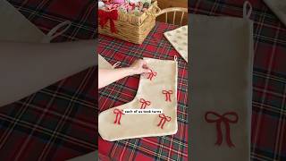 DIY Christmas Stockings 🎅🏻@Cricut #cricut #ad