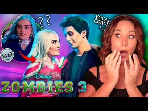 “… is she an ALIEN?!”  Vocal Coach SHOCKED Reaction to Disney ZOMBIES was…