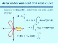 Area and Polar Coordinates Concepts