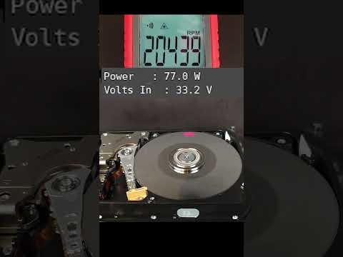 How fast can a HDD spin
