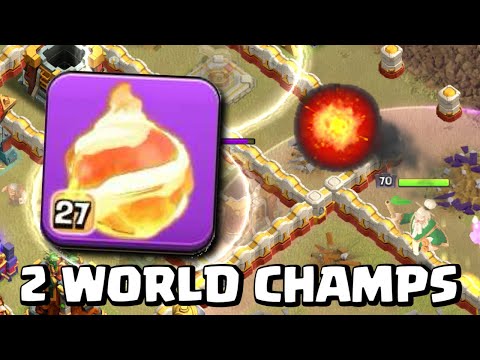 Ex-World Champions BATTLE W/ Fireball (Clash of Clans)