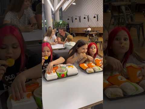 Первый раз пробуем еду из Макдоналдса? #shorts #ladymilana вышел мой клип на @ladymilanapap4610