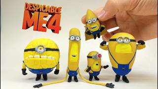 making ALL MEGA MINIONS (despicable me 4) with clay COMPILATION