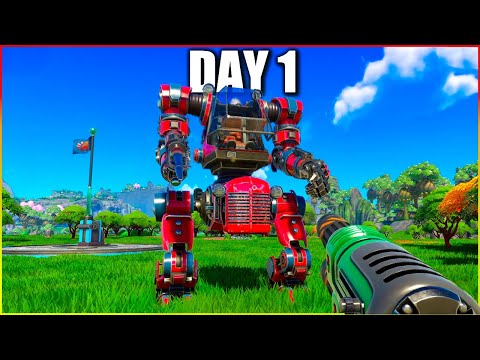 Day 1 In This Major Game Changer Update! Craft Build Farm Survival | Lightyear Frontier