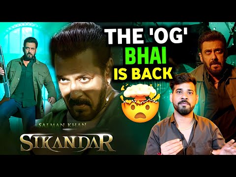 SIKANDAR TEASER TRAILER REVIEW REACTION | SALMAN KHAN MASSS 🔥🔥