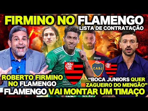 ROBERTO FIRMINO no FLAMENGO ! LISTA de REFORÇOS no FLAMENGO ! SÁBADO AGITADO no FLAMENGO ! E+