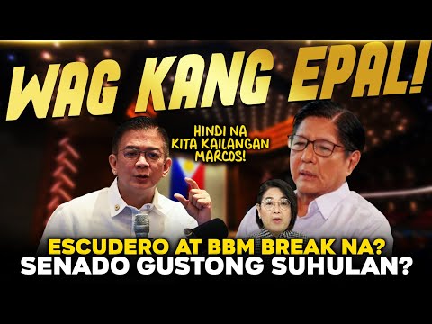 "WAG KA UMEPAL HINDI KITA NEED!" CHIZ ESCUDERO SINOPLAK SI MARCOS AT CLAIRE CASTRO! BREAK NA SILA?