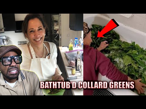 Kamala Harris can make a MEAN pot of GREENS in The Bathtub