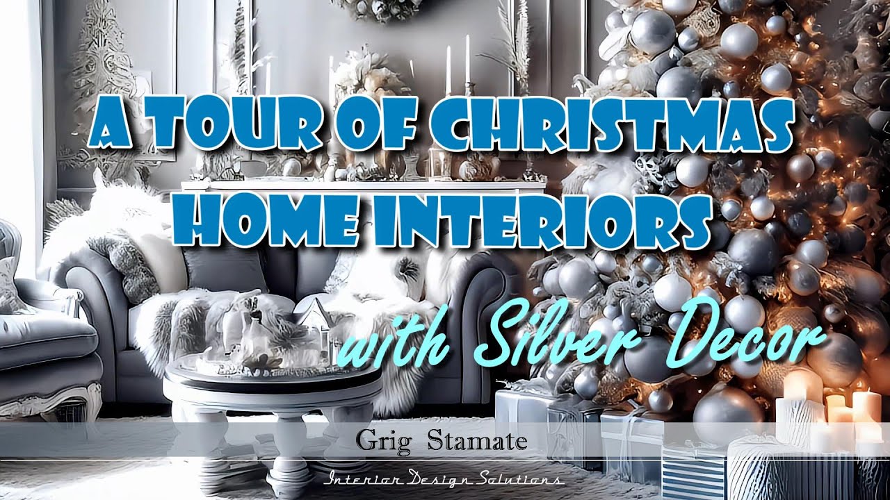 Silver Bells: A Tour of Christmas Home Interiors with Silver Decor