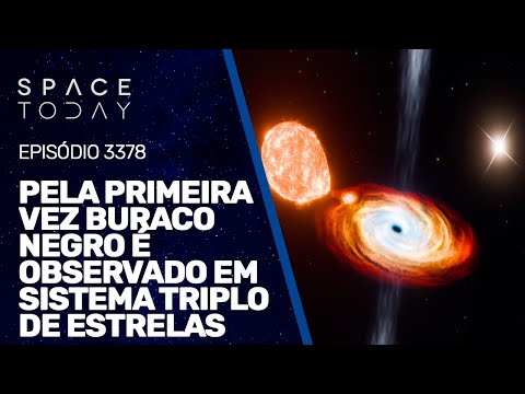 PELA PRIMEIRA VEZ BURACO NEGRO É OBSERVADO EM SISTEMA TRIPLO DE ESTRELAS