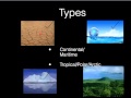 Air Masses and Weather Fronts