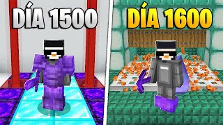 Sobreviví 1600 DÍAS en Minecraft HARDCORE...