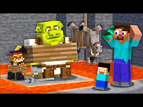 Encontré a Shrek En Minecraft