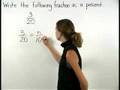 Converting Fractions to Percentages