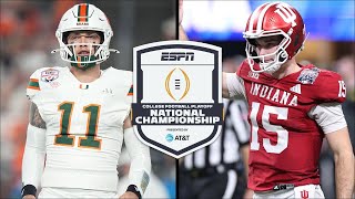 NCAAF 2025 || CFP National Championship || (#10) Miami Hurricanes vs. (#1) Indiana Hoosiers ||