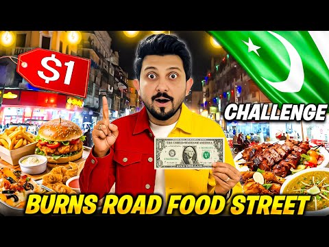 1$ Dollar Food Challenge At Burns Road Food Street