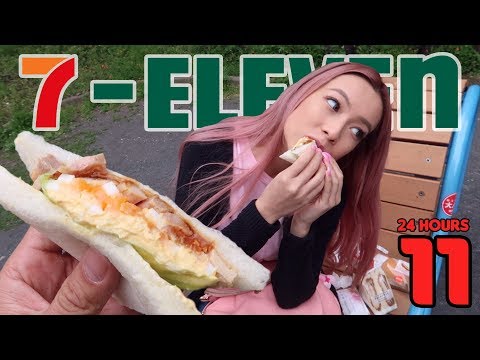 Eating Japanese 7-Eleven for 24 hours