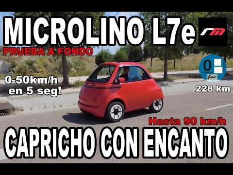 MICROLINO L7e 2024 | CUADRICICLO LIGERO BEV | PRUEBA A FONDO | revistadelmotor.es