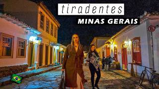 Walking in Tiradentes at night 🇧🇷 Brazil — Minas Gerais — 2025 【 4K UHD 】