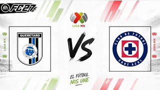 Querétaro vs Cruz azul - Simulación FC27 - Jornada 14 - Liga Mx 2026 