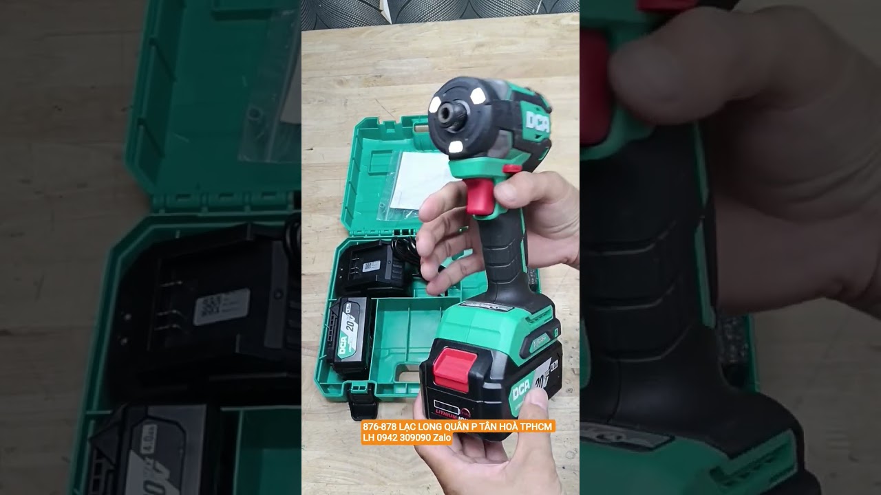 Máy siết vít không chổi than dùng pin -DCA-ADPL208EM