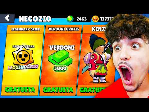 OGGI è TUTTO GRATIS NEL NEGOZIO di BRAWL STARS!😱🤫 (prendo tutto)