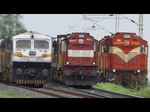 GUNTUR and NANDED Division GRAND OLD Diesel Trains Part 2 | FATV EPISODE No #123 | ALCo & EMDs | I R