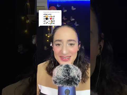 Asmr imitando emojis #shorts #asmr #asmrespañol