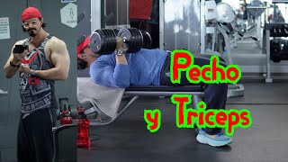 Entrenando Pecho y Triceps