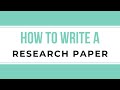 Research Paper Writing Essentials