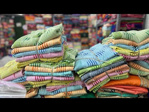 ❤️सूरत में सबसे❤️सस्ते साड़ी फैक्ट्री❤️| Surat Saree Wholesale Market | Saree Factory Surat #Saree