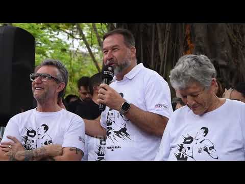 DECLARAÇÃO DE AUGUSTO MELO AO CRAQUE NETO HOMENAGEADO NO PARQUE SÃO JORGE