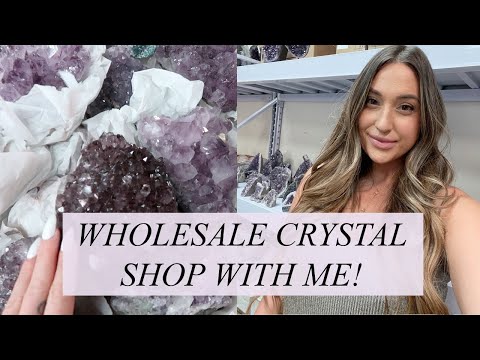 Wholesale Crystal Shopping For My Crystal Shop! Vlog...