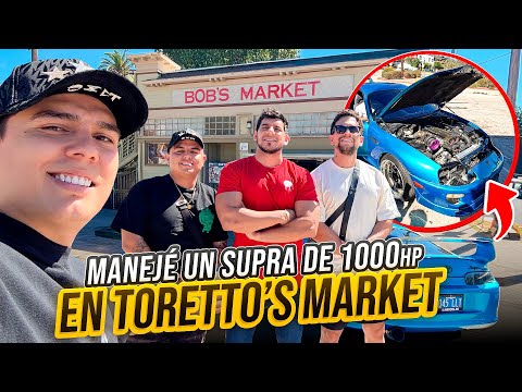 MANEJE UN SUPRA DE 1000hp EN EL TORETTO’S MARKET | ManuelRivera11