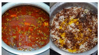 Kolkata Style Chicken Patla Shorba & Khushka Pulao Recipe | Chicken  pulao Recipe | Huge quantity 