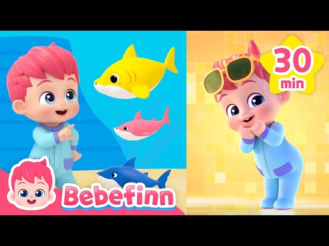 Kids Workout | 30-Min Fun Exercises | Sing & Dance Along with Bebefinn Nursery Rhymes