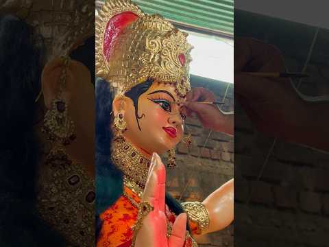 Maa Durga Murti Art 😍🎨  #matarani #art #durgapuja