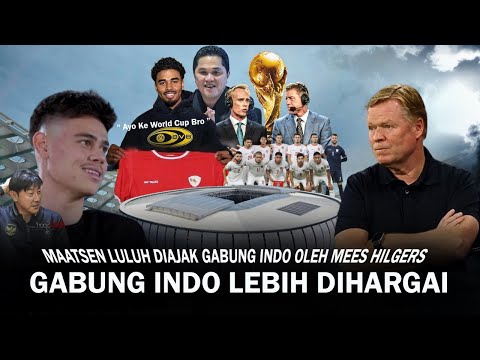 AYO BERJUANG BERSAMAKU KE WORLD CUP BRO !! Maatsen Luluh Diajak Mees Gabung Indonesia , Koeman : OKE