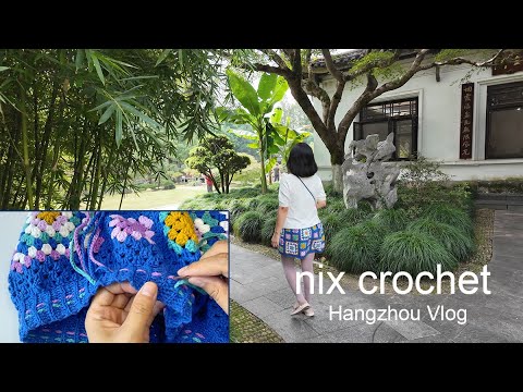 vlog | Simple crochet | flower garden walk | Make delicious food#crochet #vlog