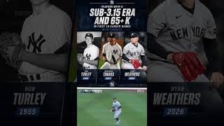 De Bob Turley… a Masahiro Tanaka… y ahora Ryan Weathers 👀🔥