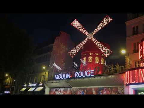 Moulin Rouge Windmill Twirls Again After Accident