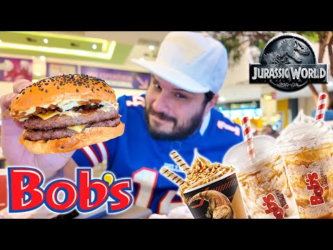 PROVANDO TODOS OS LANÇAMENTOS DE JURASSIC WORLD DO BOB'S