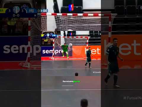 BOLADA NA CARA.🫨 Pênaltis Brasil x Argentina | Copa América. #skills #futsal #todavidafutsal