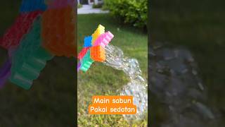 Buat Bubble Pakai Sedotan #shortvideo #edukasi #diy
