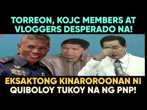 ATTY. TORREON IYAK! WALA NA ANG PROTEKSYON ORDER! MALAPIT NA RING MAHULI SI QUIBOLOY!