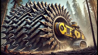 10 Extreme Dangerous Fastest Biggest Machines Destroy Everything, Heavy Tree Stump Removal Machines