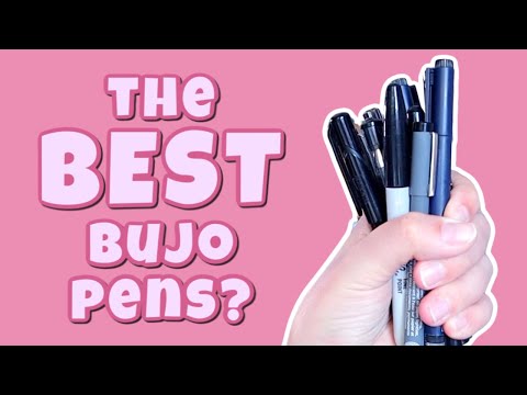 The BEST Black Pens For Bullet Journalling? How To...