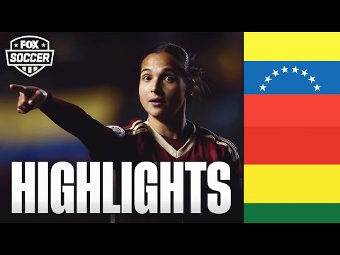 Venezuela vs. Bolivia 2025 Copa América Femenina Highlights | FOX Soccer