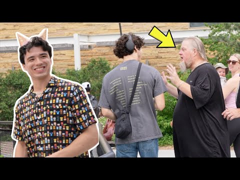 He Wanted to Fight My Fan!
