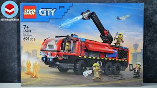 LEGO City 60499 Airport Fire Truck - LEGO Speed Build Review